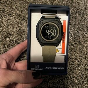 George men’s alarm/stopwatch